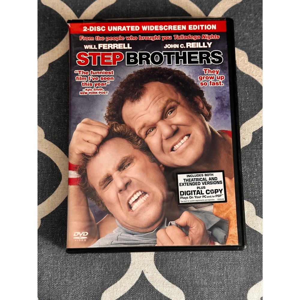 Step Brothers DVD 2-Disc Unrated Widescreen Edition Will Ferrell John C Reilly
